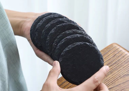 Japanese natural slate coaster - japanese slate coasters main 2