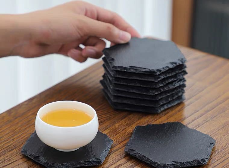 Japanese natural slate coaster - japanese slate coasters main 3