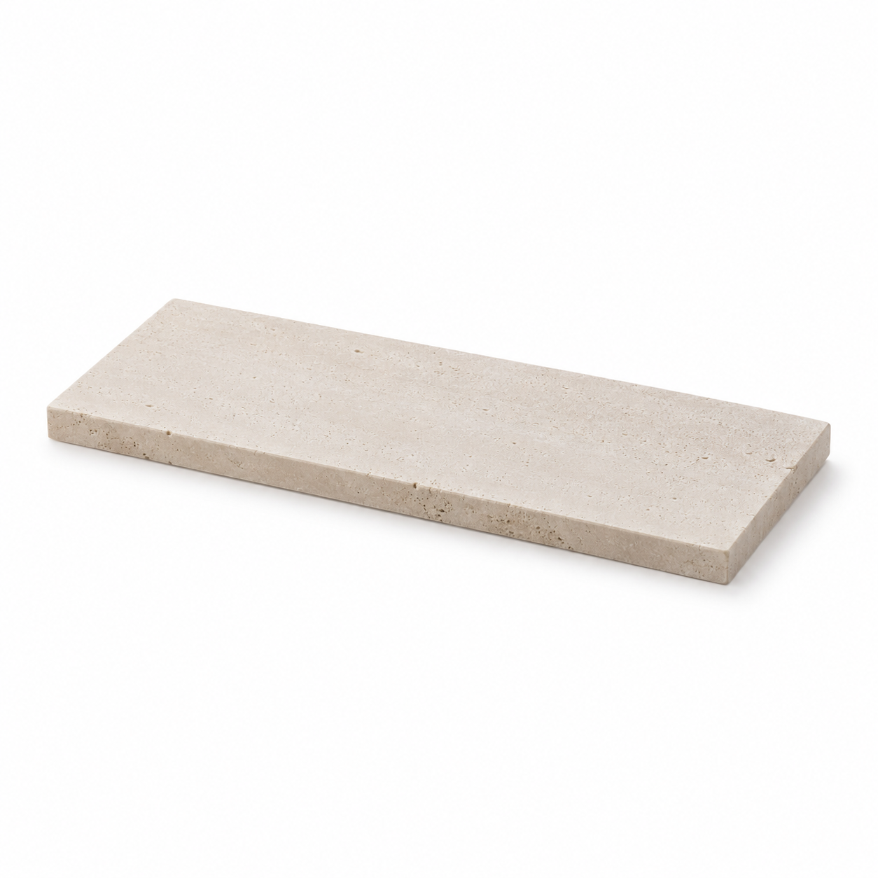 Vintage Natural Travertine Serving Tray - Image 8