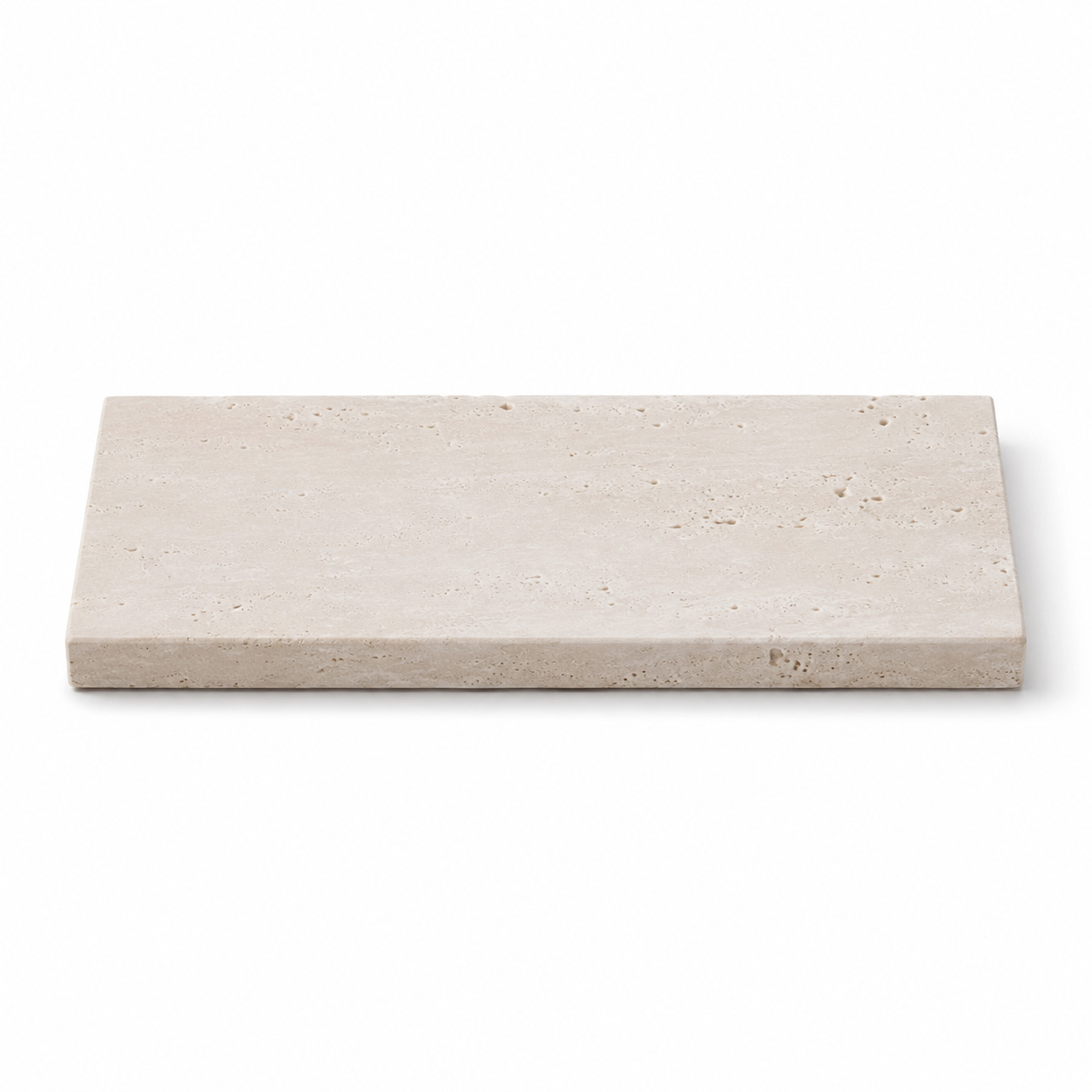 Vintage Natural Travertine Serving Tray - Image 9