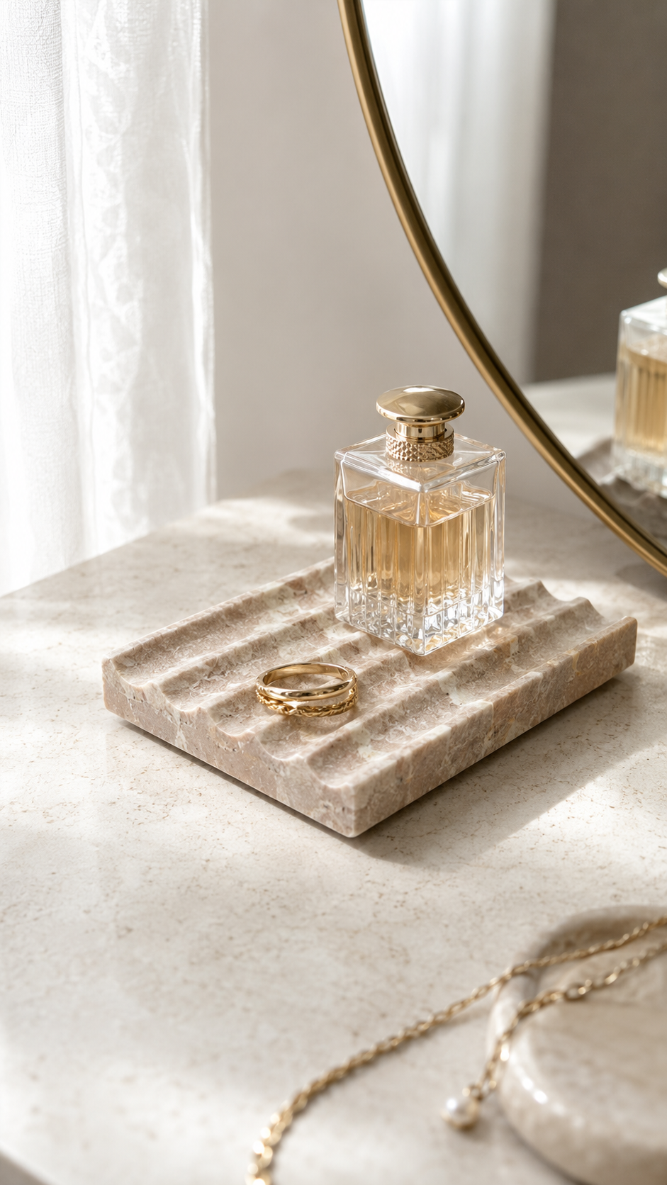 Natural Marble Soap Dish with Drainage - Image 6