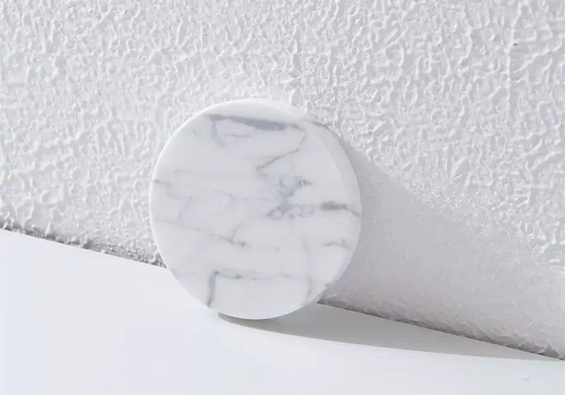 Round marble coaster - processed_image_1-10