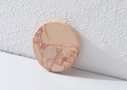 Round marble coaster - processed_image_1-4