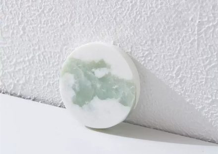 Round marble coaster - processed_image_1-9